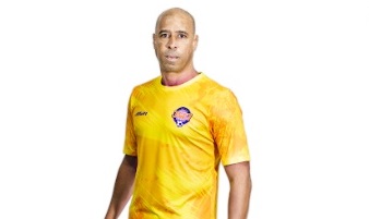 Camisa Seleção Brasileira 2002 autografada pelo Vampeta